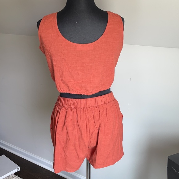 American Threads orange 2 piece set - Picture 3 of 3